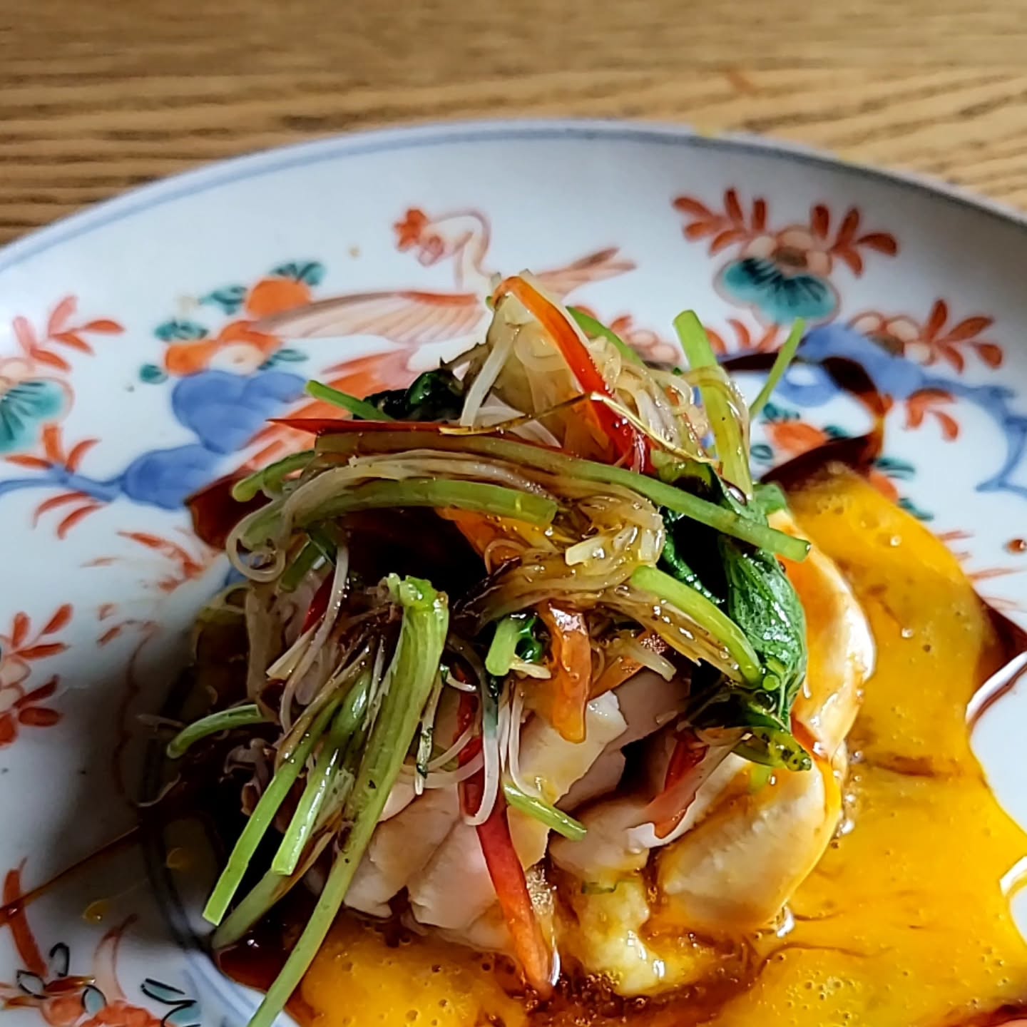 「鶏胸低温調理と新じゃが　スキヤキソース」

上にのせる野菜をいろいろ試し中

#浦和ディナー　 #浦和和食　 #コース料理　
#日本酒　 #ジビエ　　 #あがりふじ※※※※※※※※※※※※※※※※
ご予約はこちらからどうぞ
https://edisone.jp/agarifuji/

料理とお酒　あがりふじ

浦和区東仲町15-16 1階

定休日　月曜

営業時間
12:00〜23:00　※最終入店21:00
(12:00～17:00は２日前までにご予約お願いします)